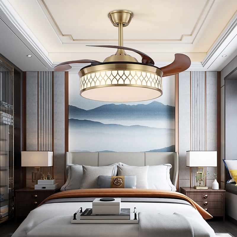 Deckenventilator mit Lichtkreis-Design-App& Kristall-Fernbedienung, 50 cm, dimmbar, 6 Windgeschwindigkeiten, moderner Deckenventilator für Schlafzimmer, Wohnzimmer, kleines Zimmer, 110–240 V 2025 - $518.29 –P8