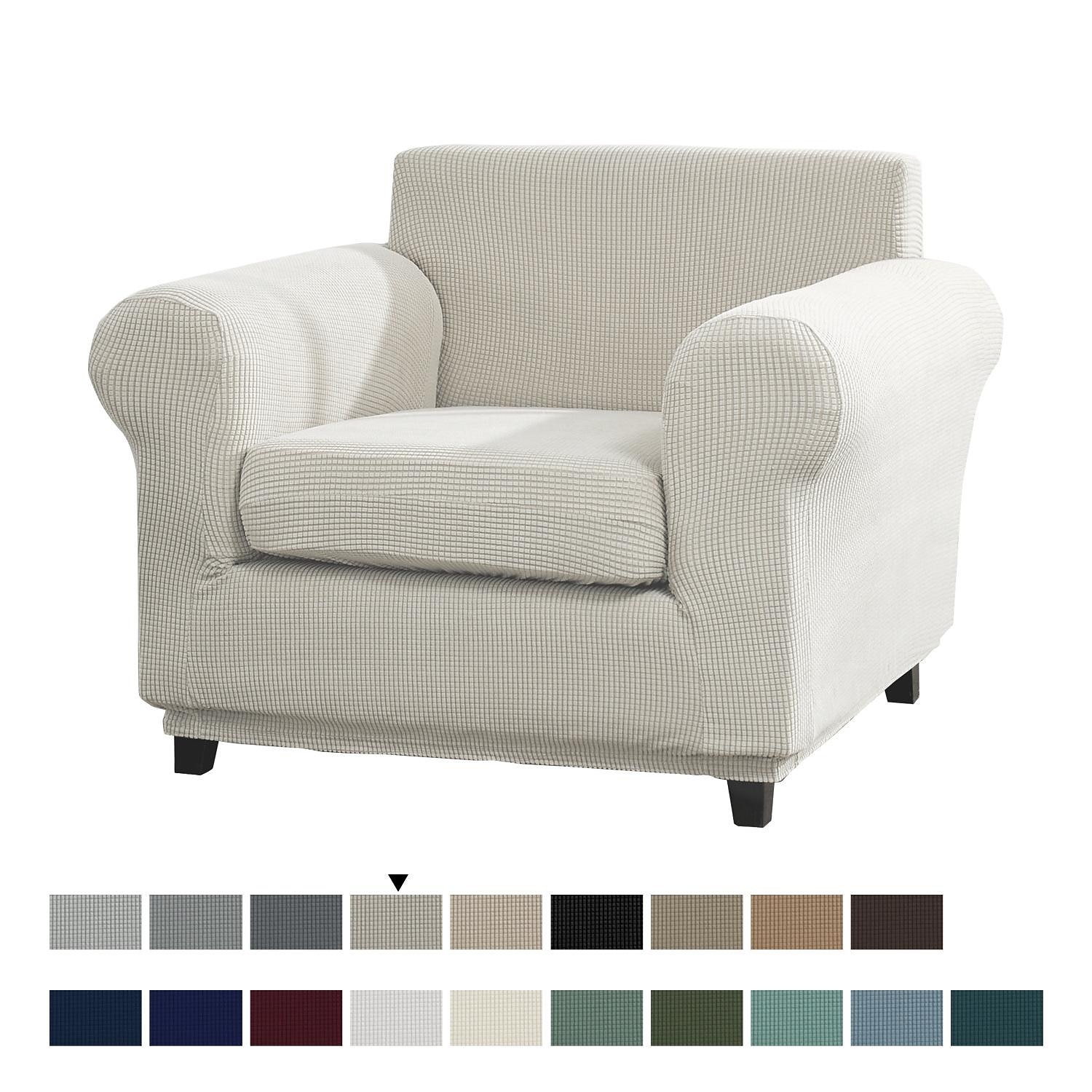 Stretch Single Sofa Cover For Dogs Pet, Armchair Slipcover 1 Seater Couch Furniture Protector with Elastic Bottom Washable Couch Furniture Protector 2025 - $56.99 –P17