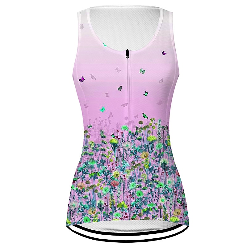 Per donna Gilet da ciclismo Maglia da ciclismo Senza maniche Bicicletta Gilet / Gilet Maglietta / Maglia Superiore con 3 tasche posteriori Ciclismo da montagna Cicismo su strada Traspirante del 2025 a zł100.99 –P6