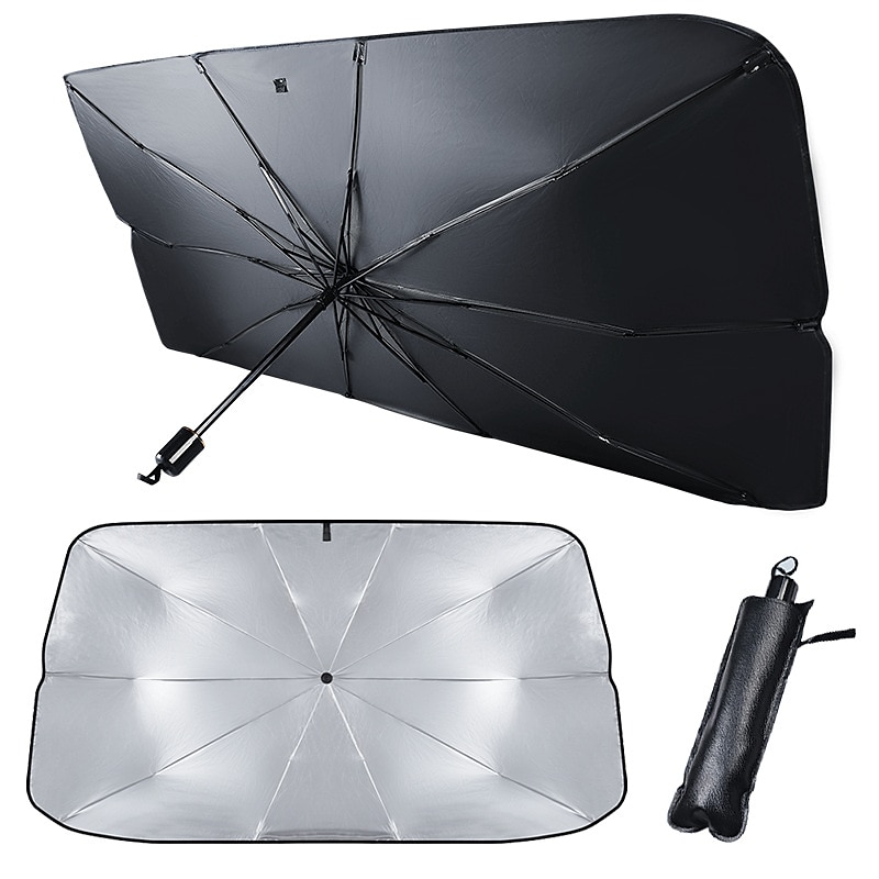 Car Sunshade Umbrella for Front Window, Foldable UV Protection Interior Sun Shade, Auto Windshield Cover, UV Blocker for Car 2025 - $17.99 –P15