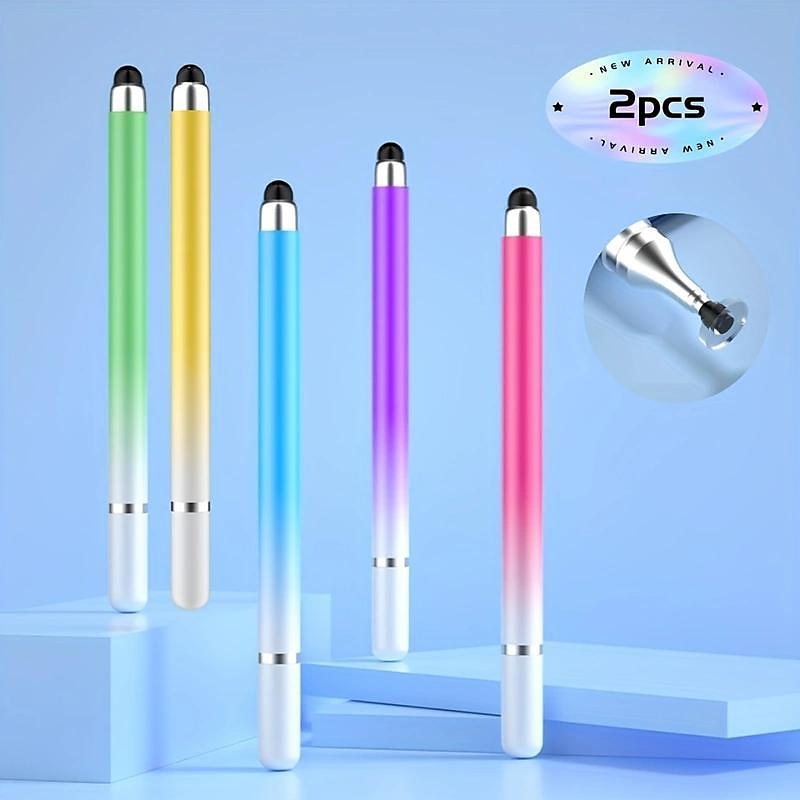2 Pack 2 In 1 Stylus Pen Cellphone Tablet Capacitive Touch Pencil For Iphone Samsung Universal Android Phone Drawing Screen Pencil 2025 - $10.99 –P1