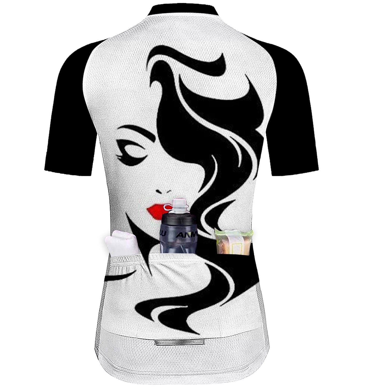 Per donna Maglia da Ciclismo Grafico Manica Corta Bicicletta Maglia Top con 3 tasche posteriori Mountain Bike MTB Ciclismo su strada Asciugatura Rapida Strisce Riflettenti Tasca Posteriore Traspirante del 2026 a $30.99 –P7