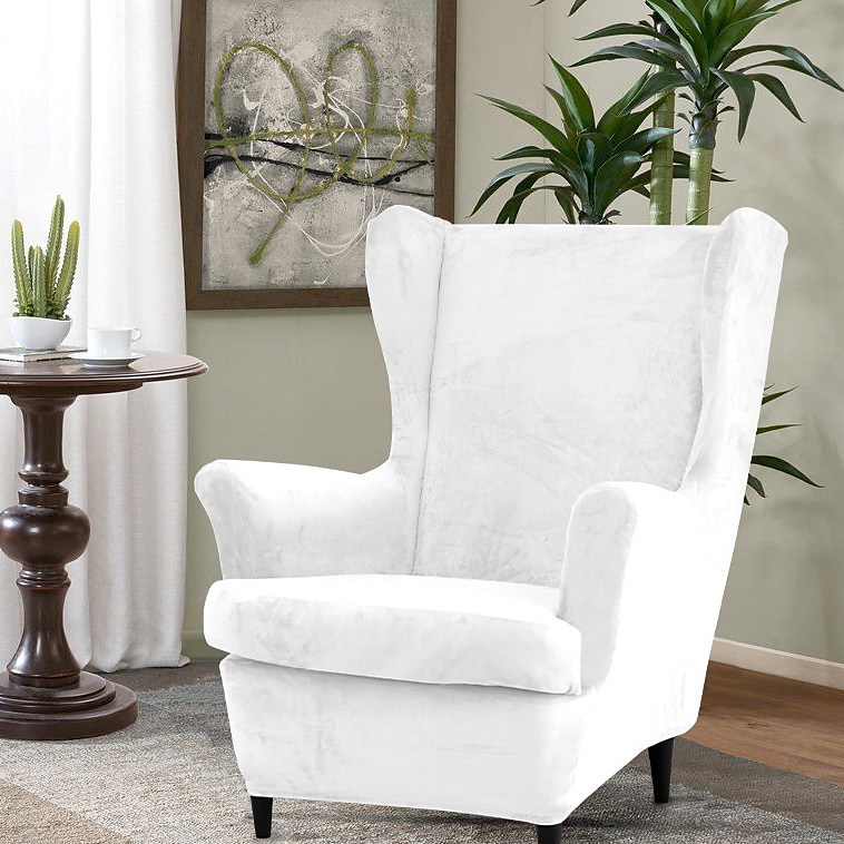 כיסוי כיסא גב כנף מתיחה קטיפה כיסוי כורסה ספנדקס כיסוי כיסא כנף כיסויי ספה לכלבים חיית מחמד, מגן ריהוט ספה רחיץ איקאה סטרנדמון 2026 - $58.99 –P17