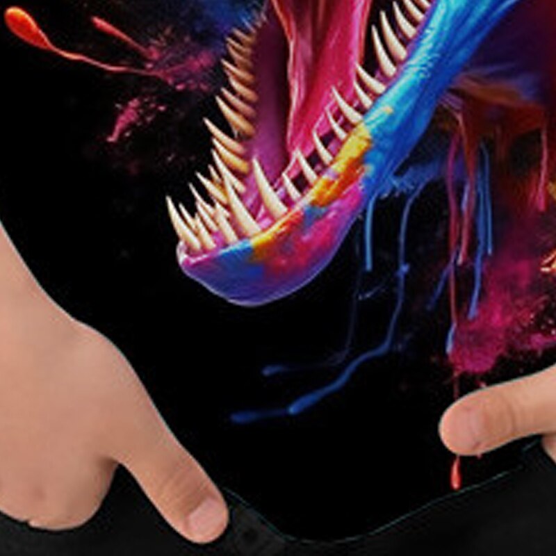 Chlapecké 3D Grafika Zvíře Dinosaurus Tričko Košilky Krátký rukáv 3D tisk Léto Jaro Aktivní Sportovní Módní Děti 3-12 let Venkovní Ležérní Denní Běžný 2025 - $11.99 –P6