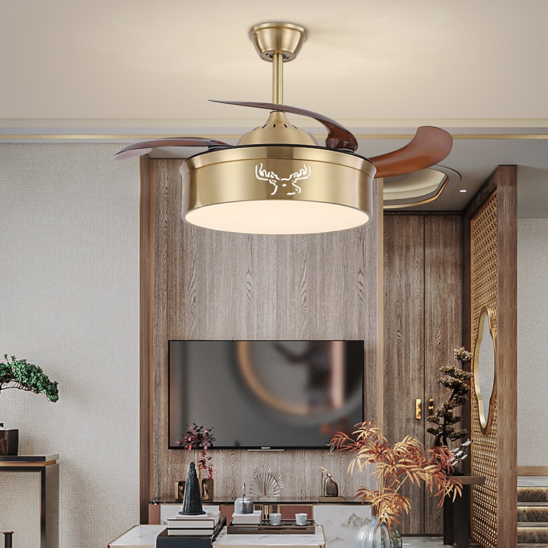 Deckenventilator mit Lichtkreis-Design-App& Kristall-Fernbedienung, 50 cm, dimmbar, 6 Windgeschwindigkeiten, moderner Deckenventilator für Schlafzimmer, Wohnzimmer, kleines Zimmer, 110–240 V 2025 - $518.29 –P5