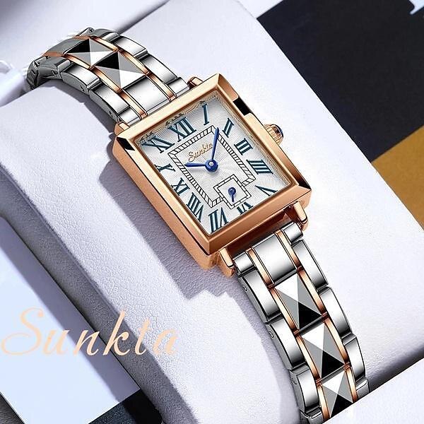 2023 Brand Women Watches Fashion Square Ladies Quartz Watch