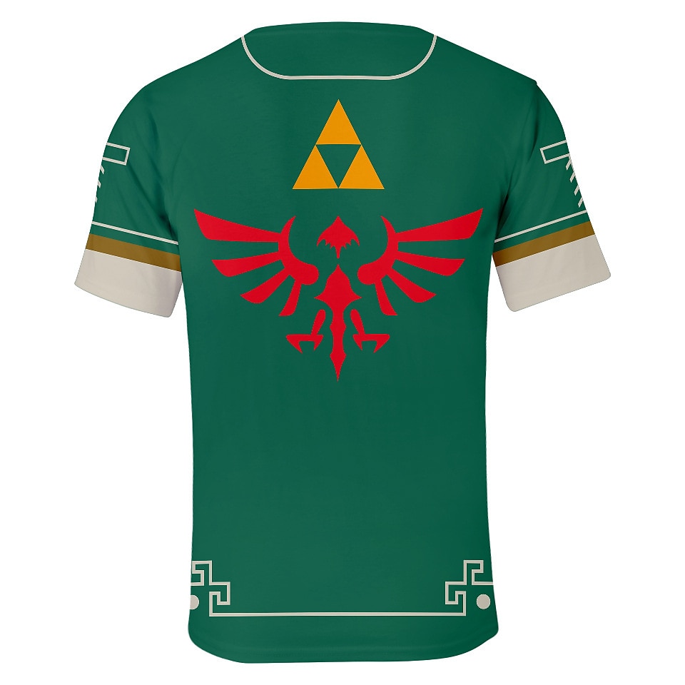 The Legend of Zelda: Tears of the Kingdom Článek Princezna Zelda Trička Anime 3D Grafika Pro Pro páry Pánské Dámské Dospělé Plesová maškaráda 3D tisk Běžné / Denní 2025 - $17.99 –P3