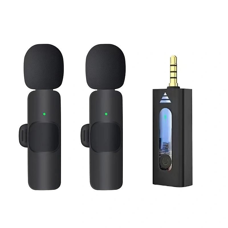 Micro-cravate sans fil pour smartphone 3,5 mm plug and play mini micro pour le streaming en direct enregistrement de jeu réduction automatique du bruit de 2025 ? $23.99 –P9