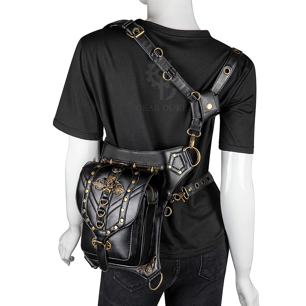 Retro Punk a gotika Steampunk batoh Bel Çantası Morový doktor Maškarní kostým Pánské Dámské Plesová maškaráda Zpátky do školy Večírek Dospělí Taška 2025 - $68.99 –P7
