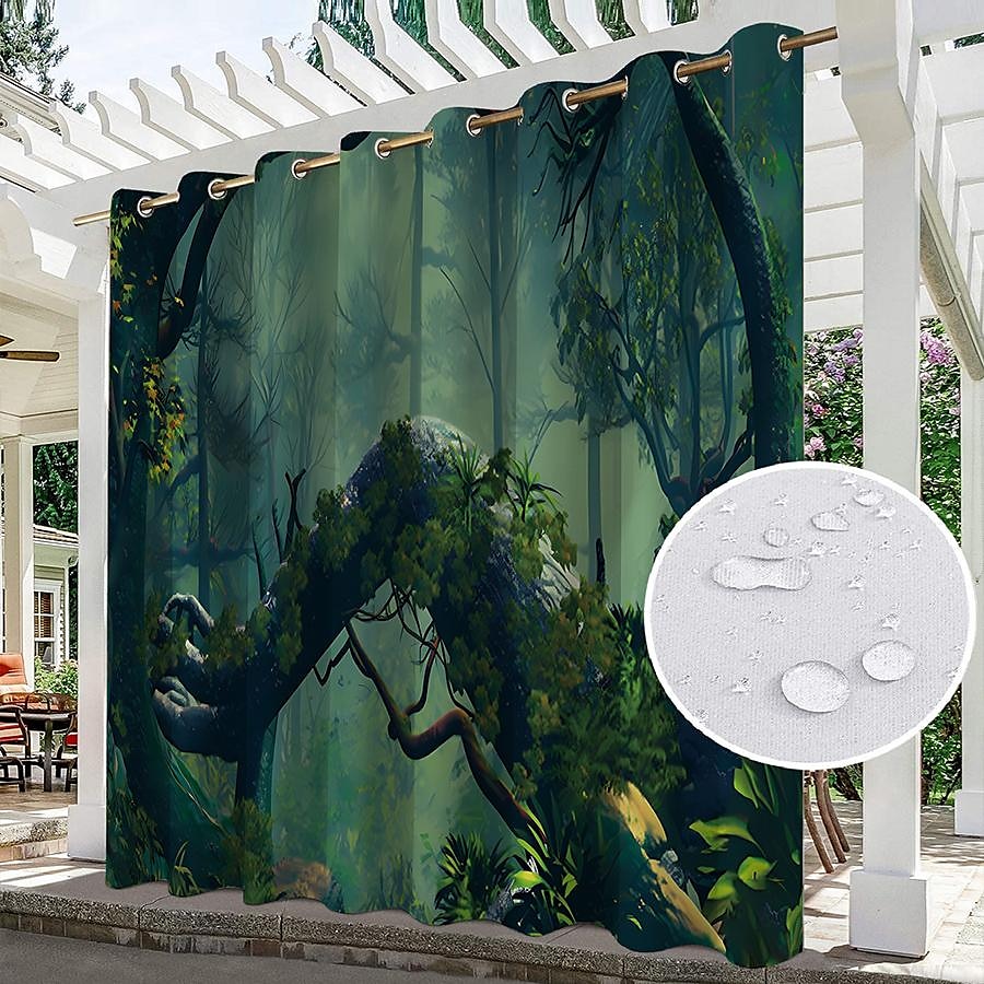 cortinas impermeables al aire libre para el patio de la boda interior cortinas gruesas con ojales de privacidad para el dormitorio de la boda, la sala de estar, el porche, la pérgola, la cabaña, 1 2025 - $31.99 –P12