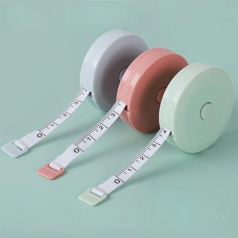150cm / 60inch Retractable Sewing Tape Measure For Body Cloth Tailor Double  Sided Black