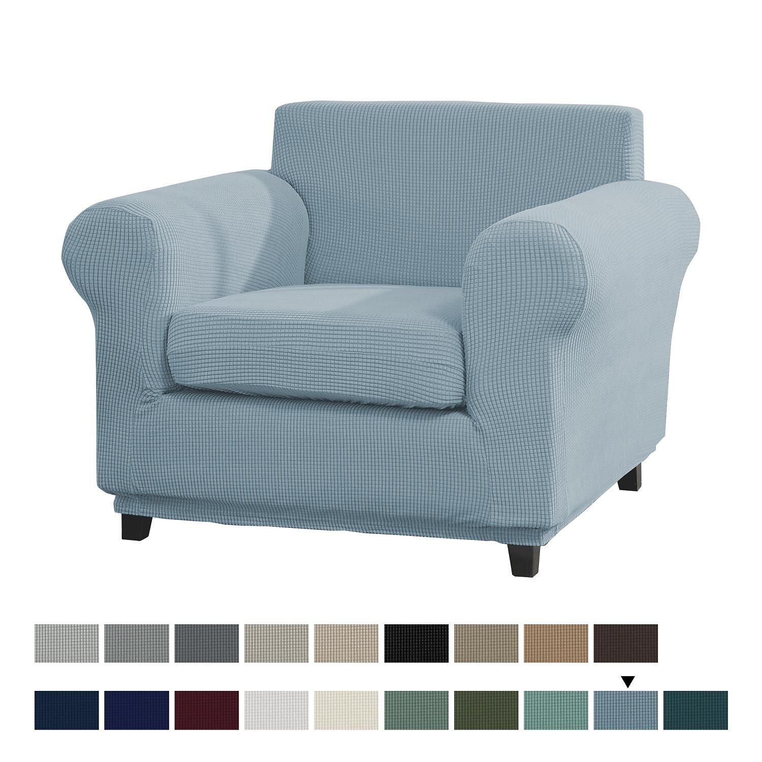 Stretch Single Sofa Cover For Dogs Pet, Armchair Slipcover 1 Seater Couch Furniture Protector with Elastic Bottom Washable Couch Furniture Protector 2025 - $56.99 –P16