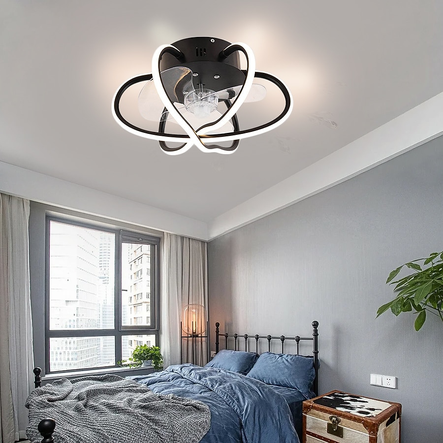 Ceiling Fans with Lights Dimmable with Remote Control Flush Mount Indoor Ceiling Fan,15.6" Smart 3 Colors 6 Speeds Reversible 2025 - $275.79 –P10