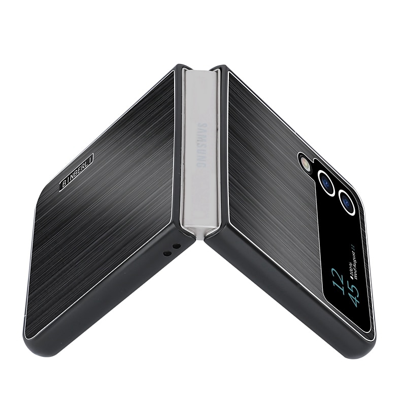 teléfono Funda Para Samsung galaxia Z Flip 6 Z Flip 5 Z Flip 4 Z Flip 3 Estuche ultrafino Marco Antigolpes anti-caída Protección de grado militar Armadura Aleación de aluminio 2025 - $20.99 –P2