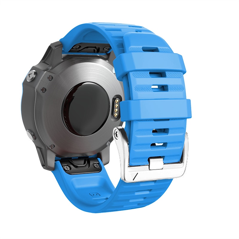 Ver Banda para Garmin Fenix 7 7X 6 6X Pro Epix Pro 47mm 51mm Instinct 2X Approach S70 47mm S62 S60 Forerunner 955 945 Epix Marq Descent Quatix 22mm 26mm Silicona Reemplazo Correa Ajustable Correa 2025 - $22.99 –P15