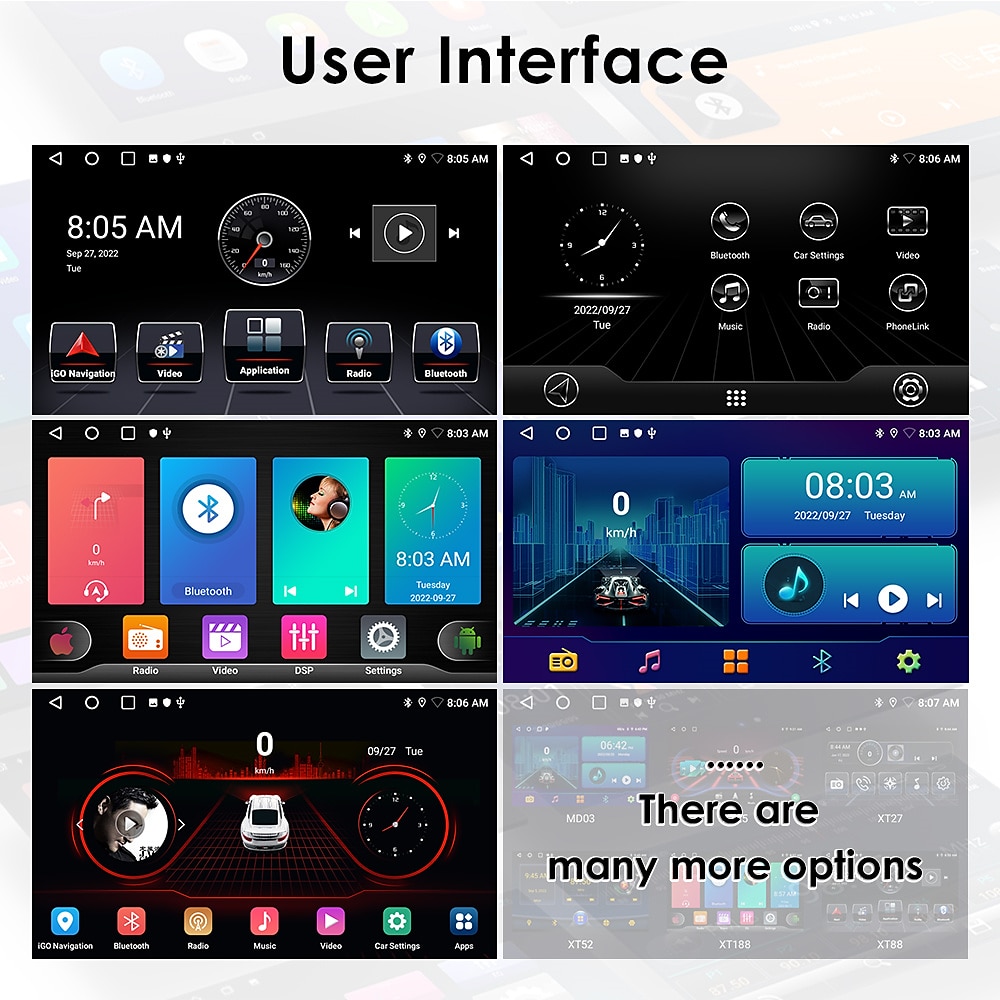 Android 12 2 Din for Universal Car Radio Multimedia Player GPS Navigation Car Audio Stereo Head Unit 10.1 Inch Speakers wifi 2025 - $123.99 –P20