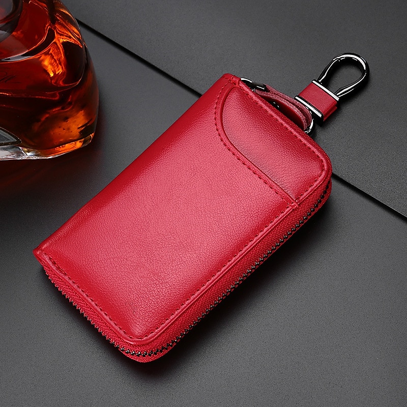γνήσιο δέρμα μπρελόκ unisex κλειδί τσάντα οργάνωσης πολλαπλών χρήσεων θήκη πορτοφολιού έξυπνη νοικοκυρά αυτοκίνητο μικρή κλειδοθήκη με κλειδιά θήκη 2025 - $15.99 –P8