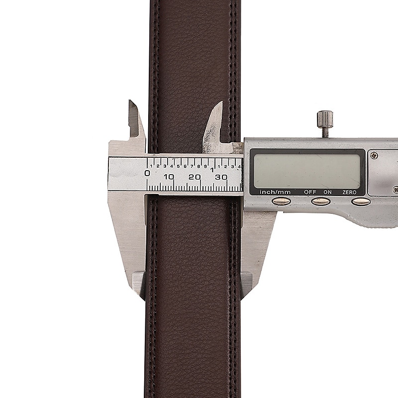 Herren Kleidergürtel Ledergürtel Ratschengurt Schwarz Braun Rindsleder Aleación Modisch Glatt Freizeitskleidung Ausgehen Wochenende 2025 - $21.99 –P9