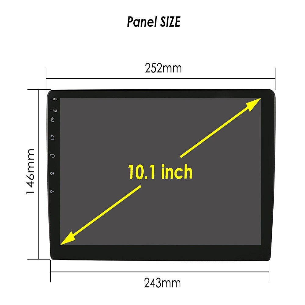 Android 12 2 Din for Universal Car Radio Multimedia Player GPS Navigation Car Audio Stereo Head Unit 10.1 Inch Speakers wifi 2025 - $123.99 –P13