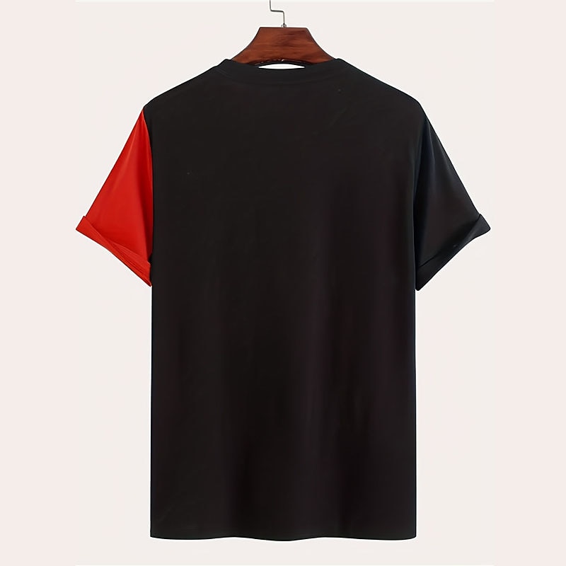 Ανδρικό Μπλουζάκι Βίβλο Γραφικό Χρωματικό Μπλοκ Γραμμάτων Χριστιανικό Τ-Shirt Σατέν Κοντό Μανίκι Μπλούζα 3D Εκτύπωση Crew Neck Vintage Μόδα Σχεδιαστής Εξωτερικός Καθημερινά Αθλητικά Μπλε Κόκκινο 2026 - $19.49 –P6