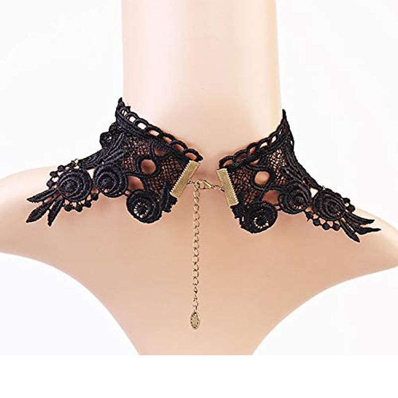  Andelaisi Boho Lace Star Choker Necklace Black Pentagram Star  Pendant Necklace Lucky Star Charm Necklace Chain Gothic Lace Tattoo Choker  Necklace Jewelry for Women and Girls : Clothing, Shoes & Jewelry