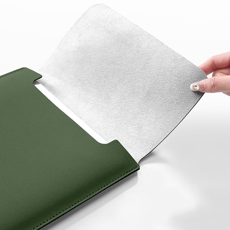pouzdra na notebook pouzdro na notebook 12" 13,3" 15,6" pro macbook air pro hp dell lenovo asus chromebook obal přenosného pouzdra na notebook voděodolné pouzdro z pu kůže s malou taškou pro obchodní kancelářské cesty 2025 - $26.99 –P5