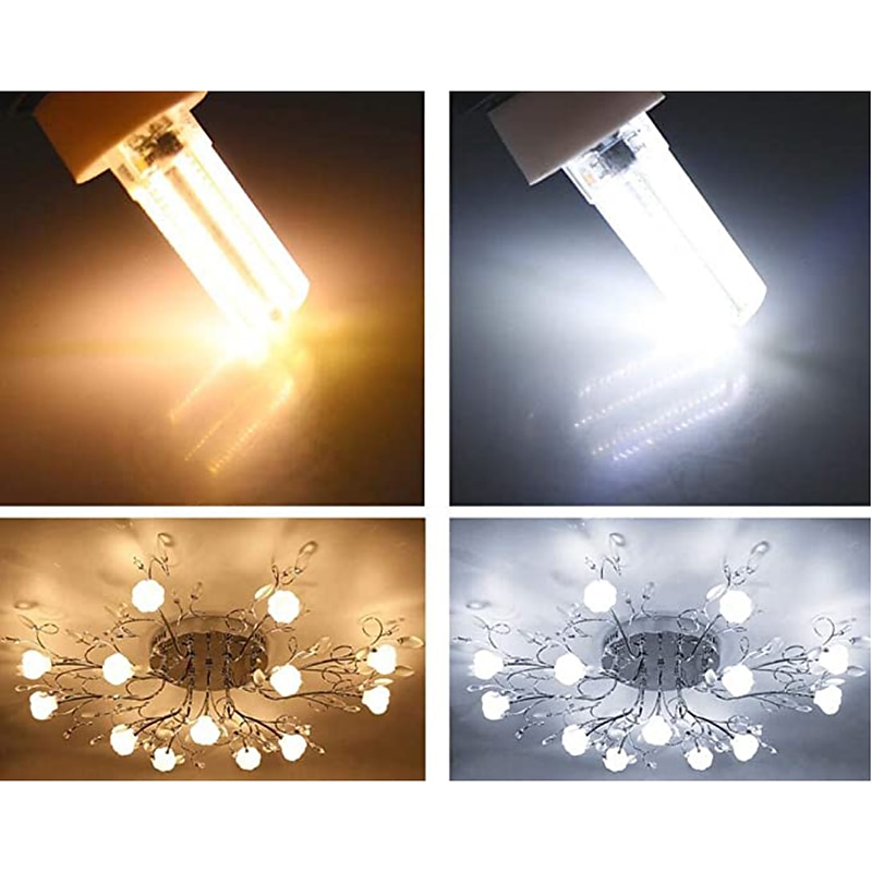 5 stuks 2 stuks 6 W 2-pins LED-lampen 600 lm G9 T 104 LED-kralen SMD 3014 Warm wit Wit 220-240 V 2025 - $25.64 –P7