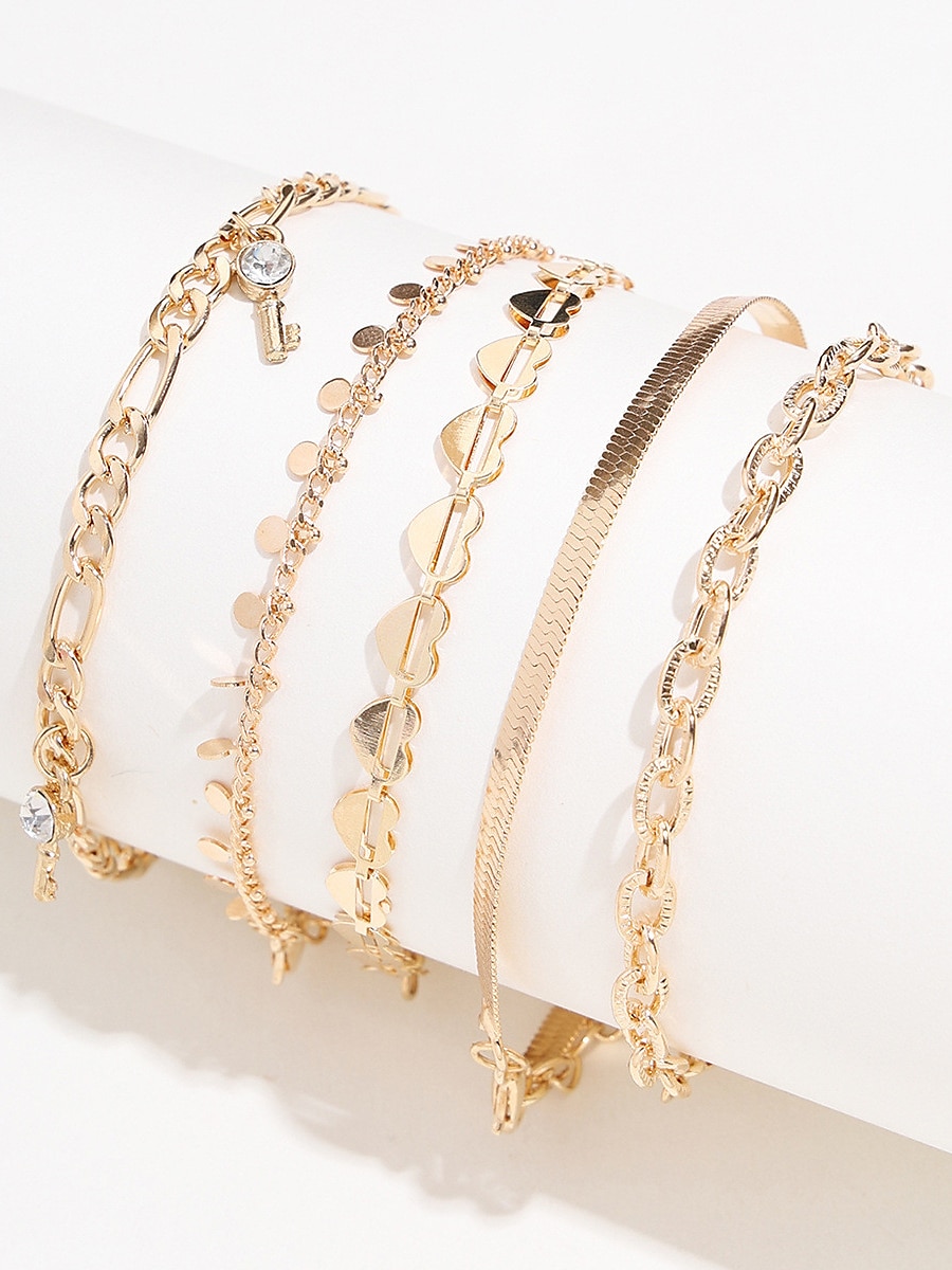 Women's Fashion Outdoor Heart Anklet 2025 - $9.49 –P3