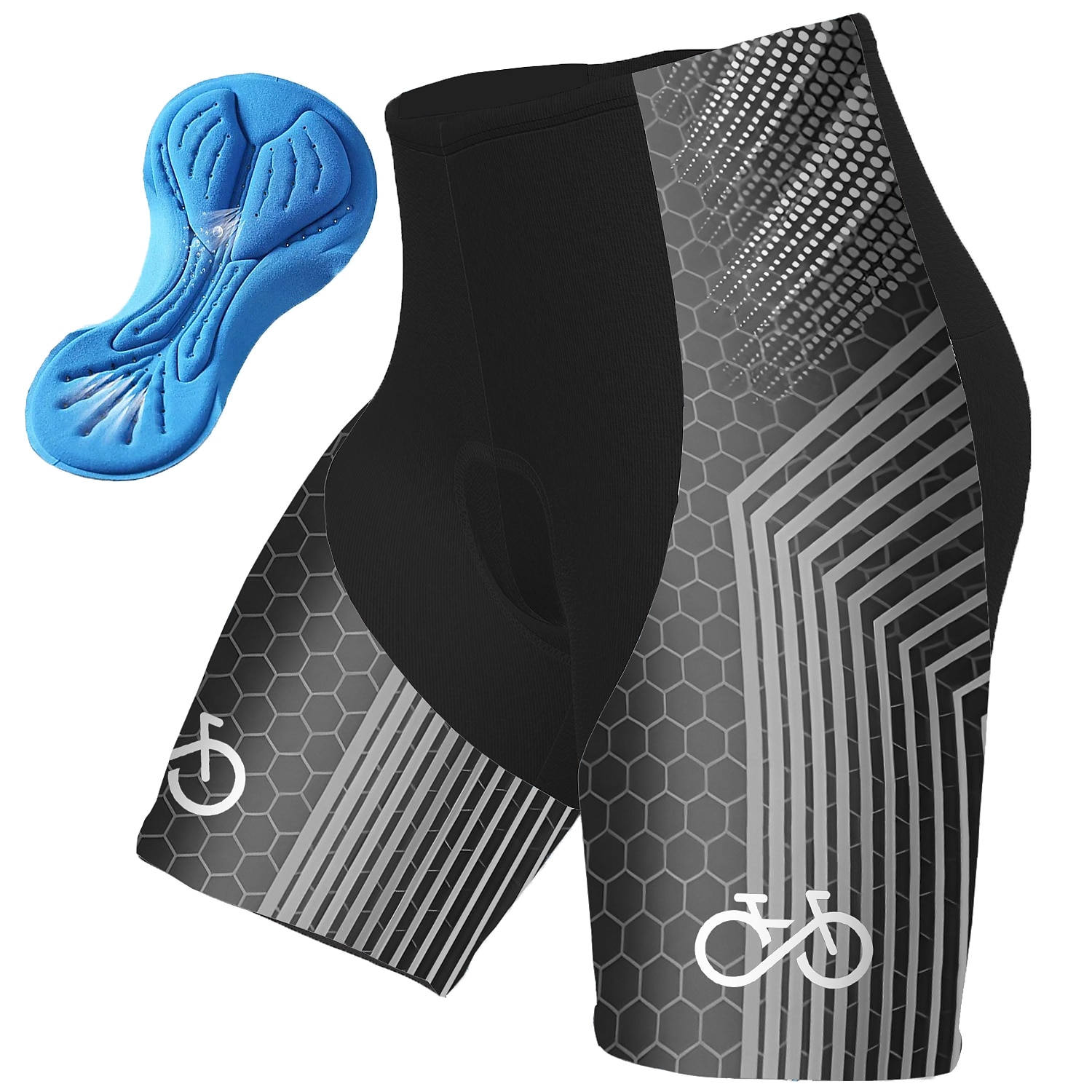 Per uomo Grafico Geometrico Pantaloncini da ciclismo Bicicletta Pantaloncini imbottiti / Fondello Pantaloni Mountain Bike MTB Ciclismo su strada Gli sport Cuscinetto 3D Asciugatura Rapida Strisce del 2026 a $28.99 –P6