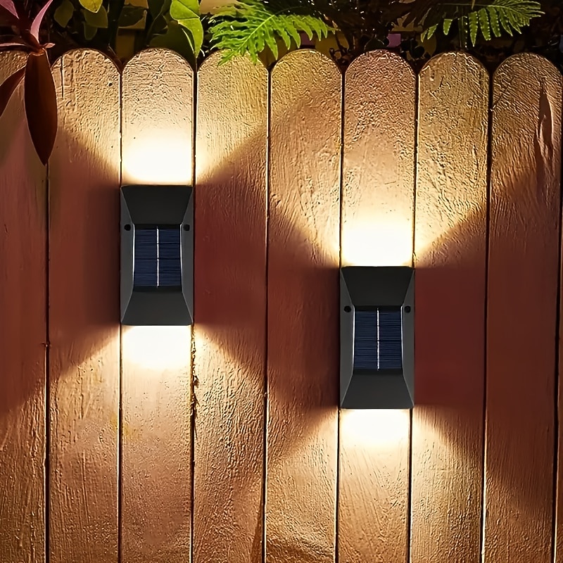 Solar Wall Sconce Outdoor Decoration Garden Wall Light IP65 Waterproof Up and Down Luminous Outdoor Garden Decoration Fence Light 2026 - $12.49 –P8