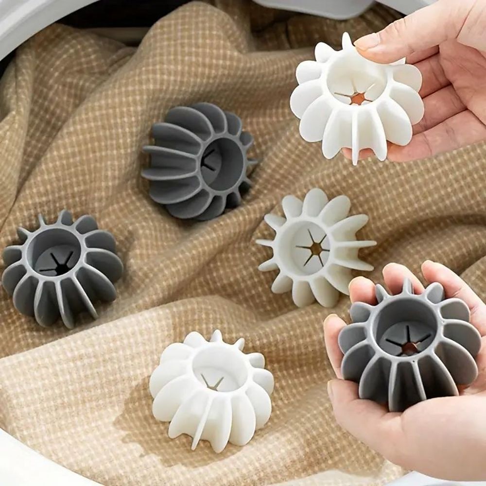 5pcs Silicone Laundry Ball, Reusable Clothes Hair Removal Cleaning Tool, Pet Hair Remover Washing Machine Dog Cat Hair Cleaning Gadgets 2025 - $4.99 –P3
