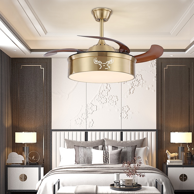 Deckenventilator mit Lichtkreis-Design-App& Kristall-Fernbedienung, 50 cm, dimmbar, 6 Windgeschwindigkeiten, moderner Deckenventilator für Schlafzimmer, Wohnzimmer, kleines Zimmer, 110–240 V 2025 - $518.29 –P6