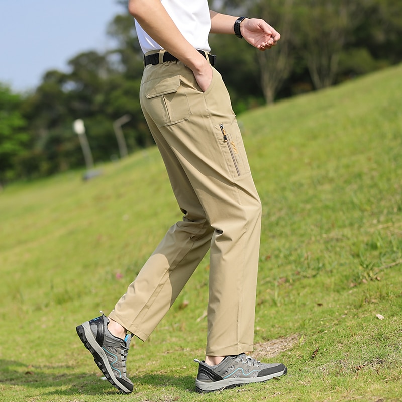 Men's Hiking Pants Trousers Outdoor Regular Fit Breathable Quick Dry Soft Sweat wicking Bottoms Dark Grey Black Camping / Hiking Hunting Fishing S M L XL XXL 2025 - $18.99 –P8