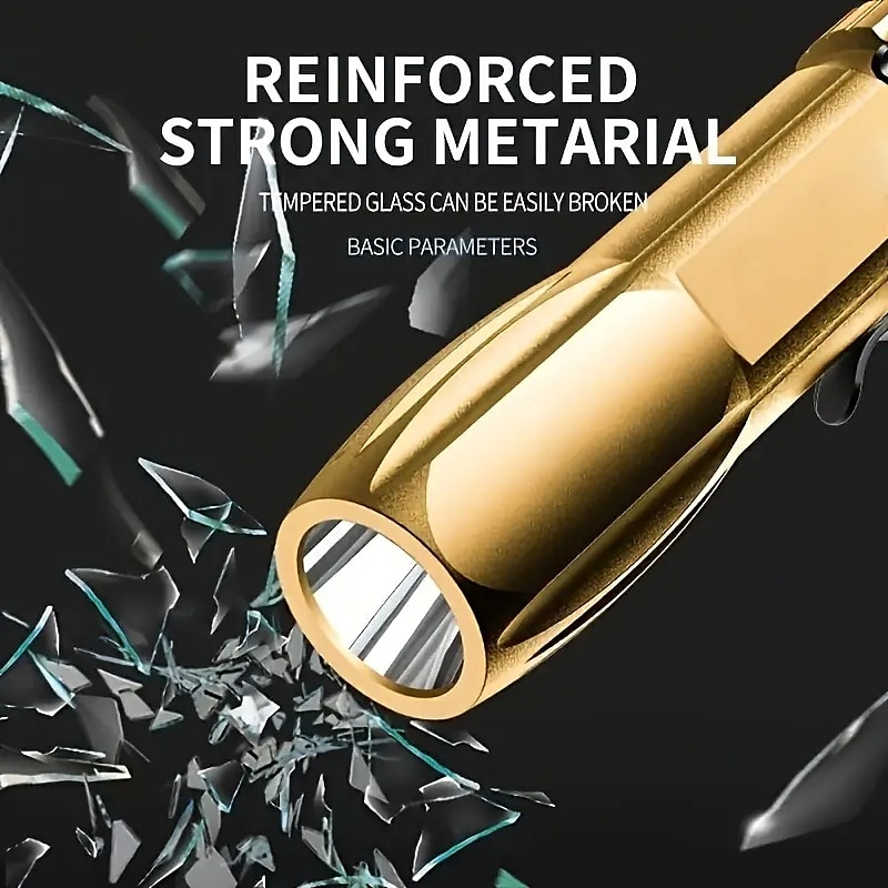 1pc Mini Portable LED Bright Flashlight With USB Fast Charging Water-resistant For Outdoor Hiking At Night 2025 - $12.99 –P7