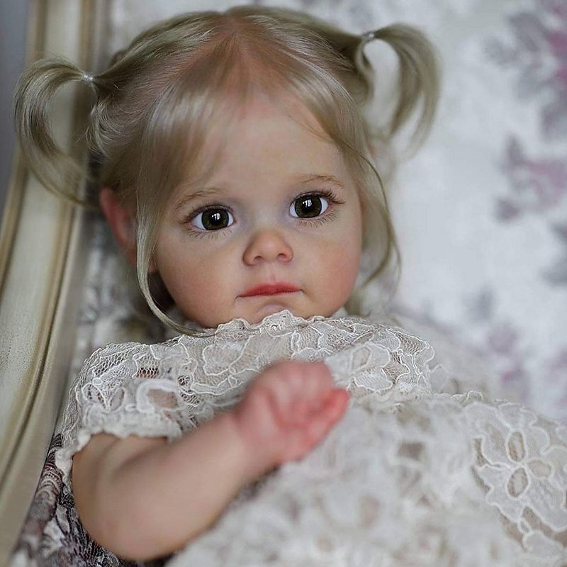 22 pouce Poupée Reborn Jouet pour Bébé & Nourrisson Poupée Reborn Toddler Poupée Poupée bébé Reborn Bébé Nouveau née réaliste Cadeau Vinyle W-2142JS cadeaux noël enfant avec vêtements et accessoires de 2025 ? $139.99 –P5
