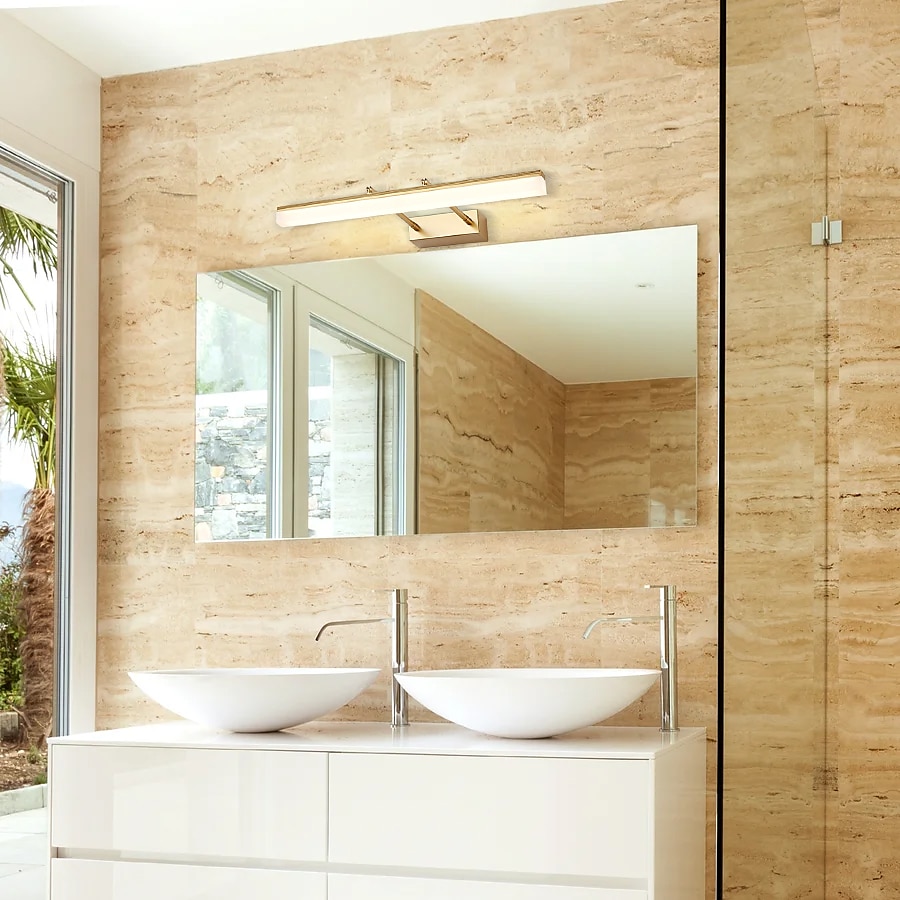 Mirror LED Vanity Light Bathroom Lighting Living Room Bathroom Iron Wall Light IP66 Generic 16 W 2025 - $104.99 –P3