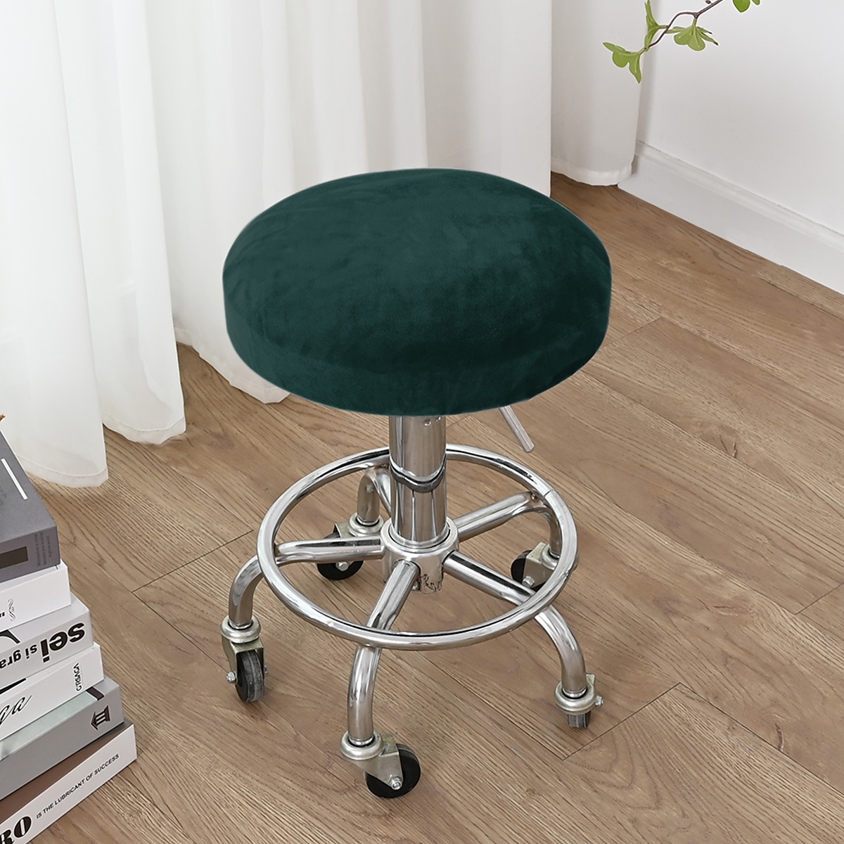 velours rond tabouret de bar siège couvre pub comptoir tabouret chaise housse carré pivotant tabouret élastique bar chaise couvre lavable housse de coussin pour café partie bar restrant de 2026 ? $16.99 –P15