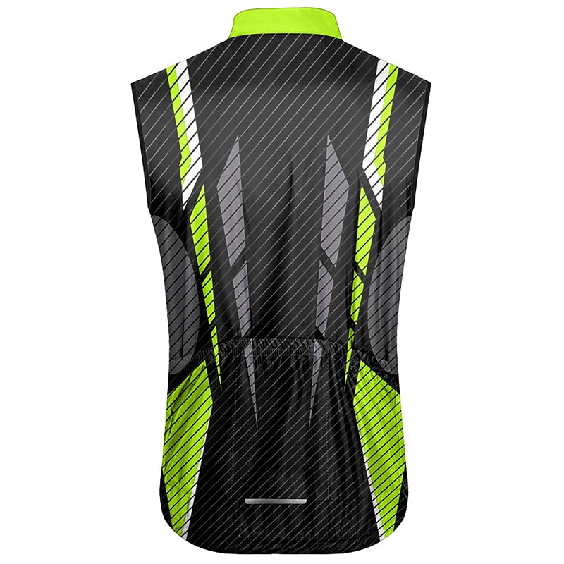 Men's Cycling Vest Cycling Jersey Sleeveless Bike Vest / Gilet Jersey Top with 3 Rear Pockets Mountain Bike MTB Road Bike Cycling Breathable Quick Dry Moisture Wicking Back Pocket Royal Blue Sky Blue 2025 - $25.99 –P4