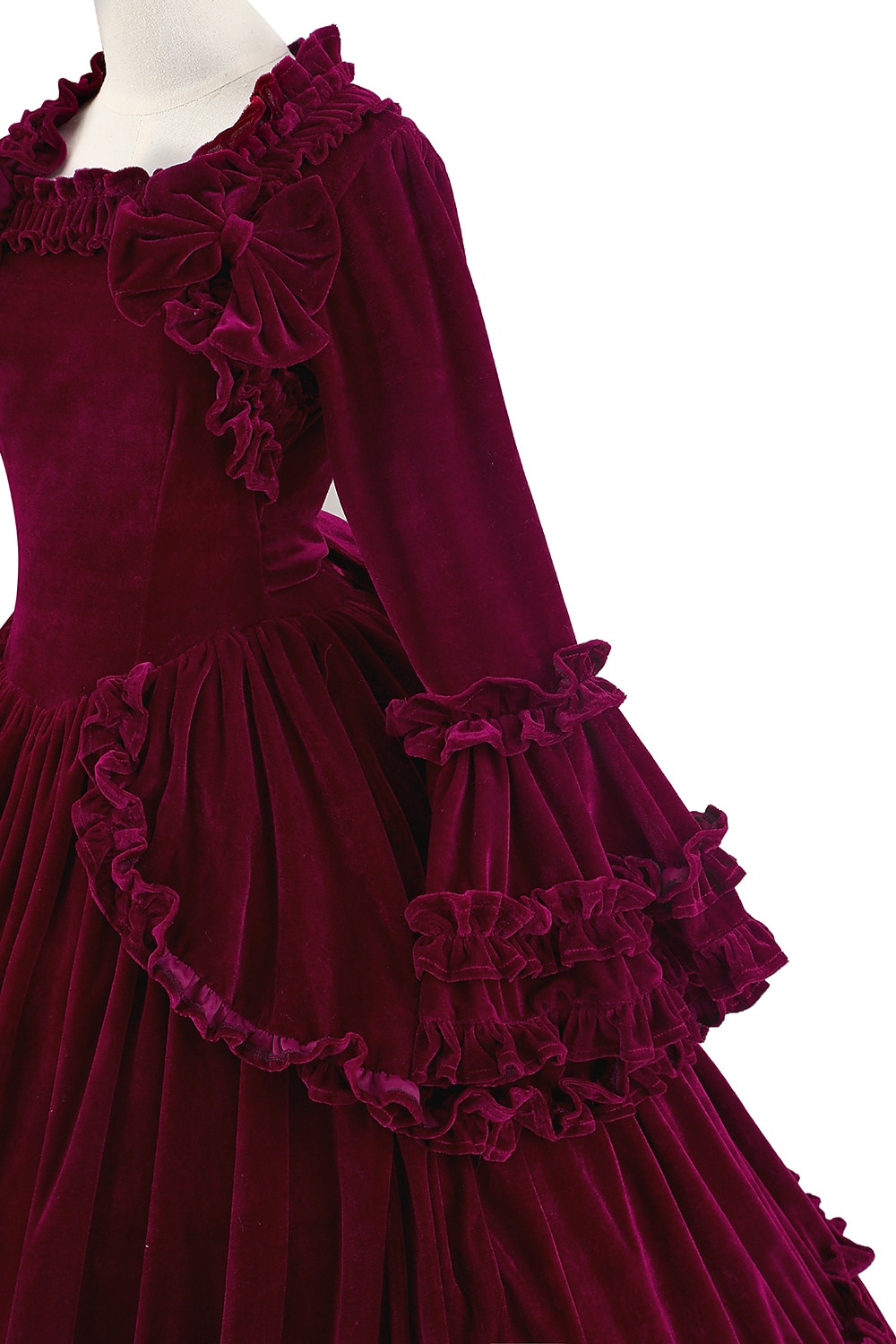 Gothic Rococo Victorian Dress Party Costume Masquerade Ruffle Sleeve Maria Antonietta Plus Size Ball Gown Women's Girls' Royal Halloween Masquerade Carnival Performance Event / Party Adults' Dress 2025 - $158.99 –P3