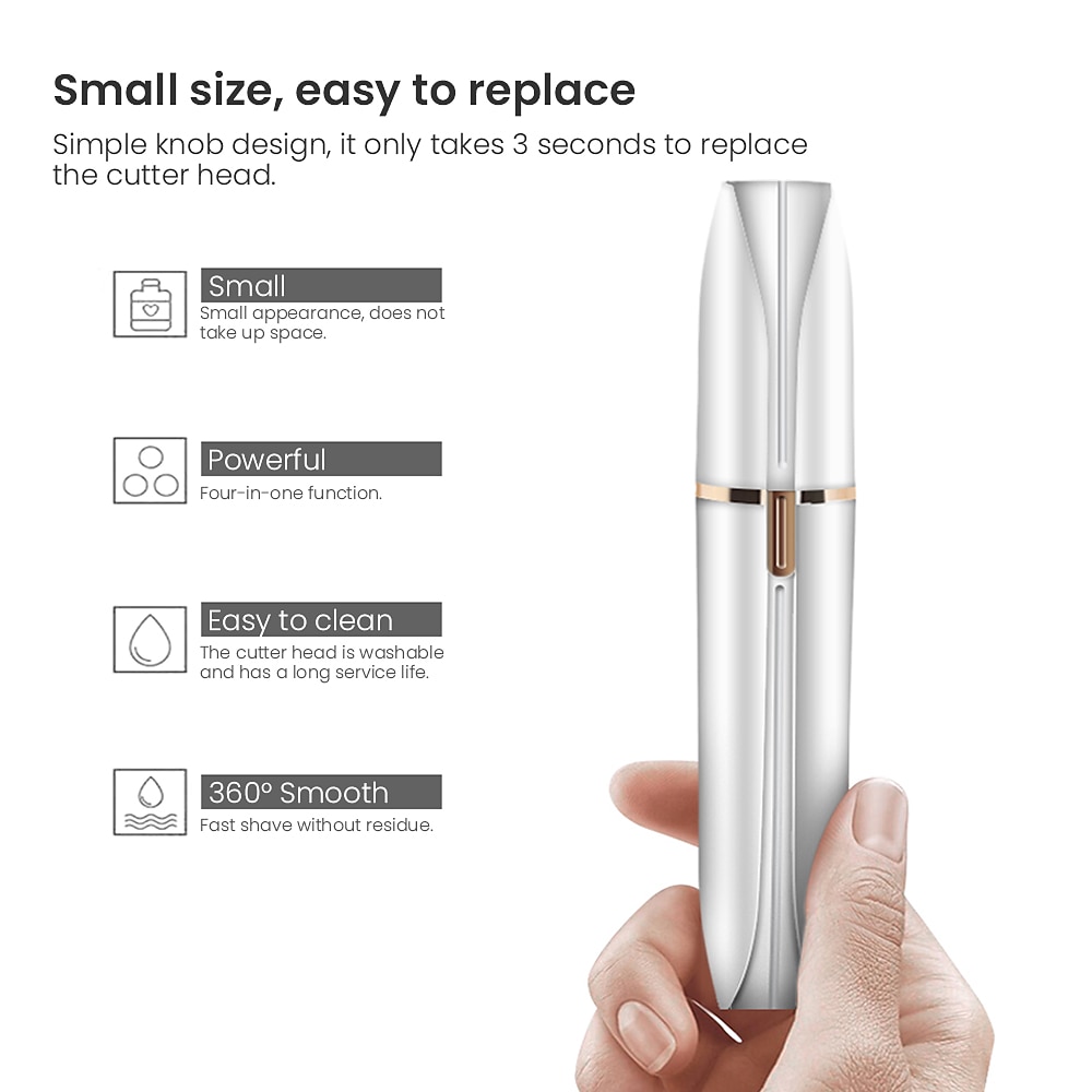 Portable 4 in 1 Electric Epilator Women Eyebrow Nose Lady Trimmer Facial Hair Removal Face Body Painless Female Shaver Depilator Valentine's Day Gift 2026 - $18.99 –P10
