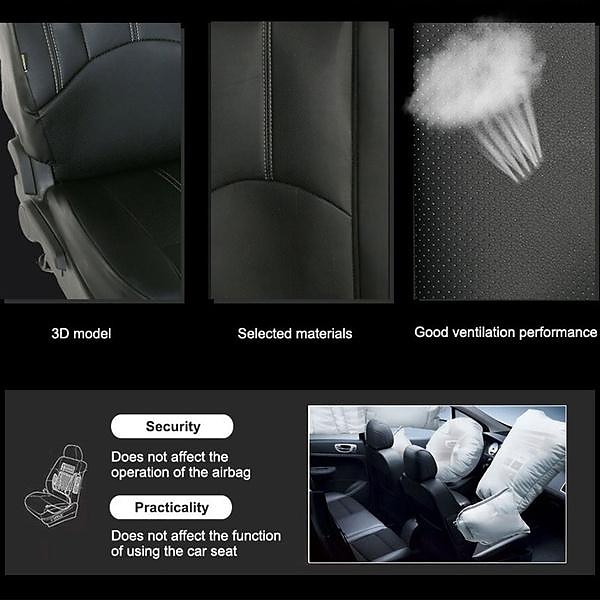 StarFire Universal PU Leather Car Seat Cover, Artificial Leather Cushion, Full and Front Car Seat Cover Accessories 2025 - $39.99 –P17