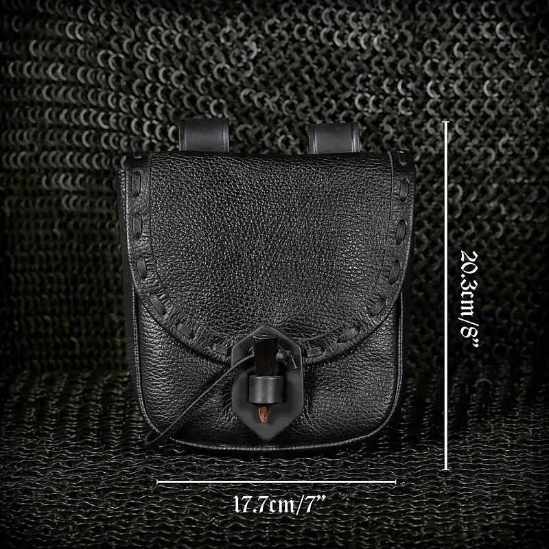 Seeräuber Vikinger Retro Vintage Mittelalterlich Renaissance Tasche Herren Damen Kostüm Jahrgang Cosplay Tasche Halloween 2025 - $23.99 –P1