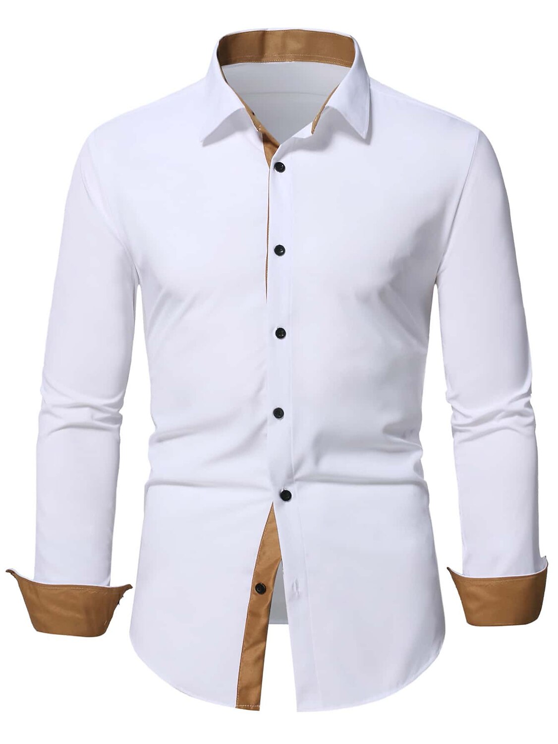 Hombre Camisa Camisa de verano Abotonar la camisa Camisa casual Negro Blanco Azul Piscina Verde Ejército Manga Larga Plano Diseño Diario Vacaciones Ropa Moda Casual Cómodo 2025 - $19.49 –P8