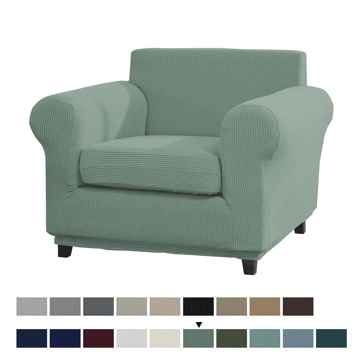 Stretch Single Sofa Cover For Dogs Pet, Armchair Slipcover 1 Seater Couch Furniture Protector with Elastic Bottom Washable Couch Furniture Protector 2025 - $56.99 –P12