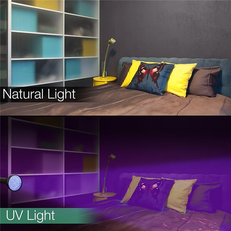 51/100 LED 395nm UV Flashlight Black Light Ultraviolet Blacklight Detector Aluminum Torch Light UV Lamp 2025 - $13.99 –P6