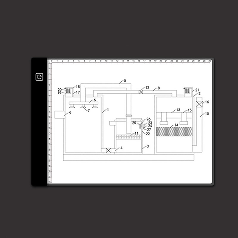 A4 LED Light Pad, Tracing Light Table with Scale Art, Light Table with USB Power, Ultra-Thin Copy Board 2025 - GBP £14 –P2