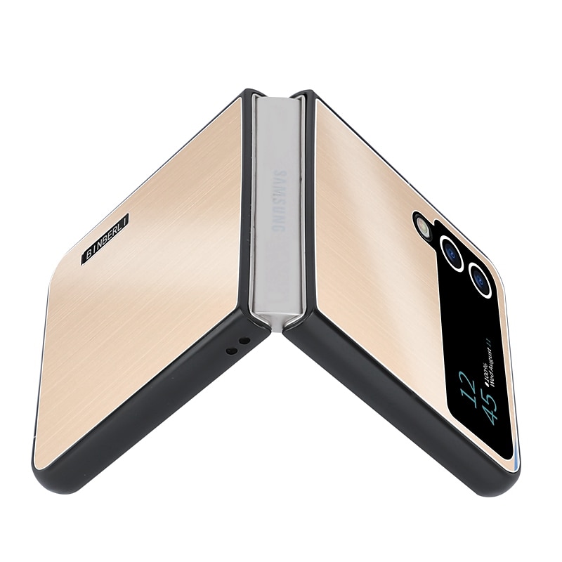teléfono Funda Para Samsung galaxia Z Flip 6 Z Flip 5 Z Flip 4 Z Flip 3 Estuche ultrafino Marco Antigolpes anti-caída Protección de grado militar Armadura Aleación de aluminio 2025 - $20.99 –P3