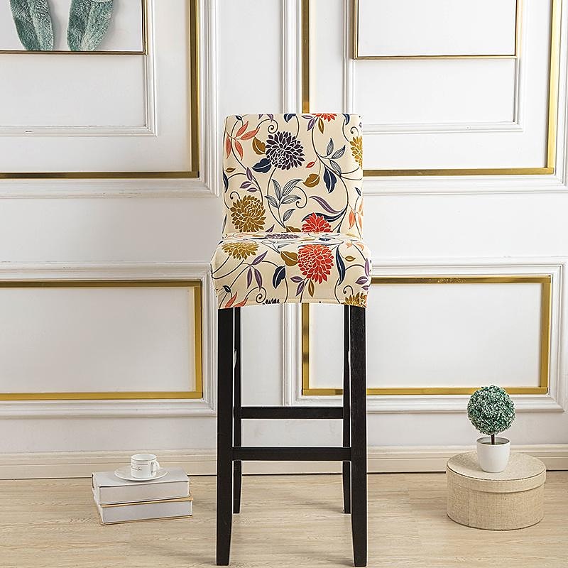 Stretch Bar Stool Cover Pub Counter Stool Chair Slipcover for Dining Room Cafe Furniture Seat Cover Stretch Protectors Non Slip with Elastic Bottom 2025 - $9.49 –P4