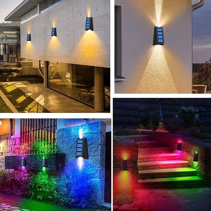 Lampada Da Giardino Solare Da Esterno Con Lampada Da Giardino Impermeabile Ip65 Cambia Colore RGB Illuminazione Solare Da Giardino del 2026 a $13.49 –P8