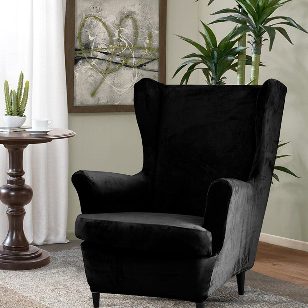 כיסוי כיסא גב כנף מתיחה קטיפה כיסוי כורסה ספנדקס כיסוי כיסא כנף כיסויי ספה לכלבים חיית מחמד, מגן ריהוט ספה רחיץ איקאה סטרנדמון 2026 - $58.99 –P12